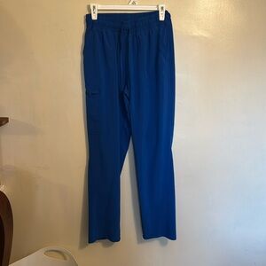 Allura by Cherokee brand straight leg scrub pants. Galaxy blue. Size Medium.